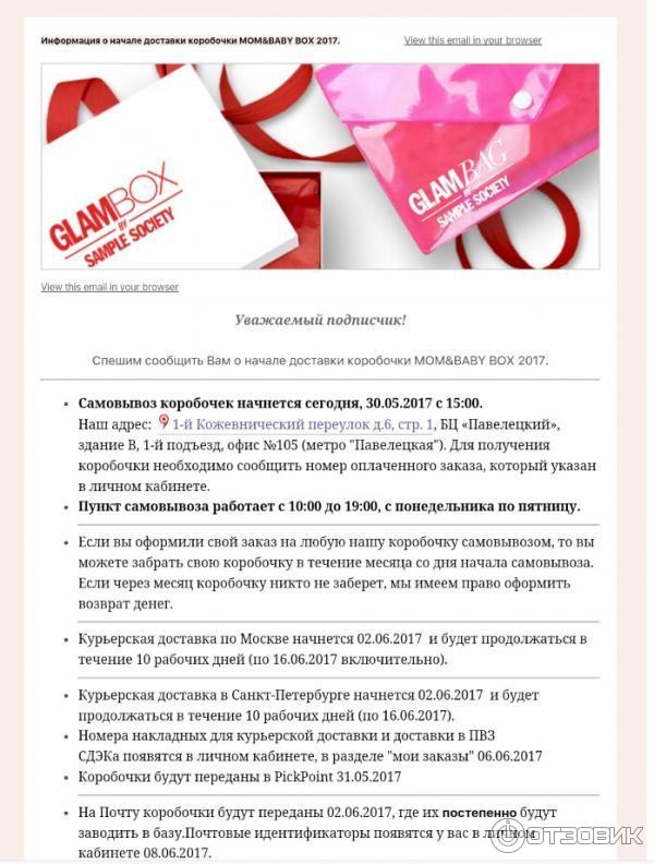 Коробочка красоты GlamBox фото