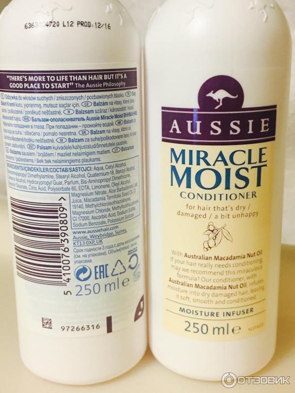 Кондиционер для сухих и поврежденных волос Aussie Miracle Moist фото