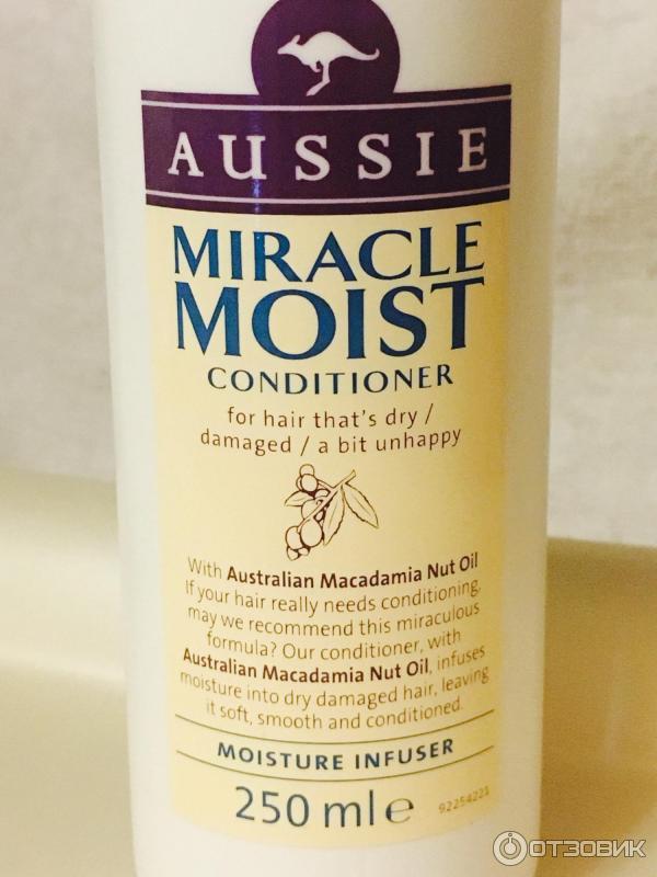 Кондиционер для сухих и поврежденных волос Aussie Miracle Moist фото