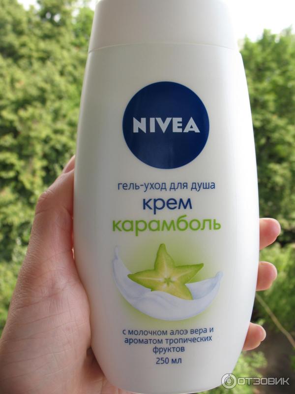 Гель-уход для душа Nivea Крем Карамболь фото