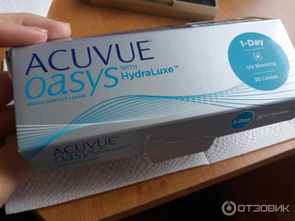 Контактные линзы Acuvue Oasys Hydraluxe фото