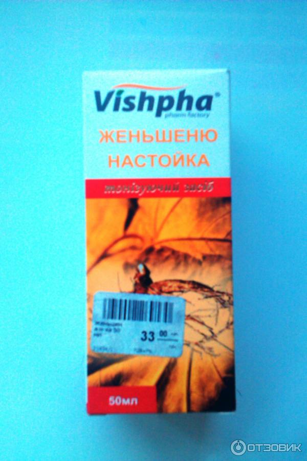 Настойка женьшеня Vishpha