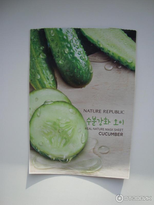 Маска для лица Nature republic Real nature mask sheet aloe фото