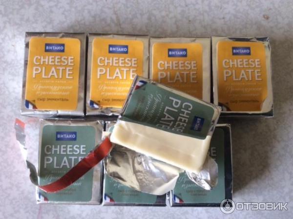 Сыр Витако Сырная тарелка Cheese Plate Французский изыск 45% Эмменталь-Дор Блю фото