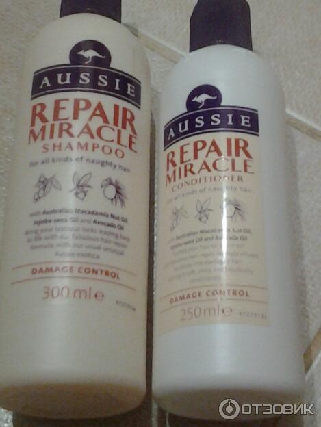 Шампунь и кондиционер AUSSIE REPAIR MIRACLE фото