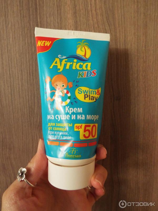 Крем для защиты от солнца Floresan Africa Kids SPF 50 фото