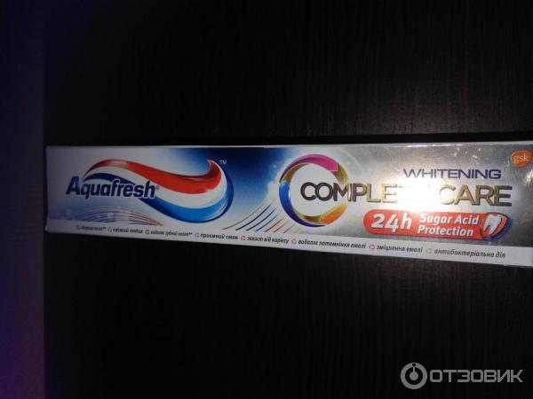 Зубная паста Aquafresh Комплексная защита Отбеливание фото