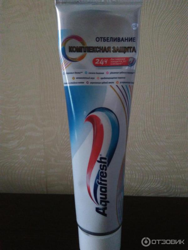 Зубная паста Aquafresh Комплексная защита Отбеливание фото