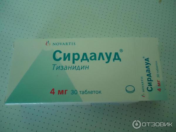 Сирдалуд Фото Упаковки