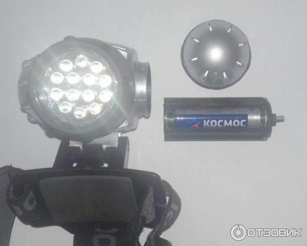 Налобный светодиодный фонарь Космос H14-LED фото