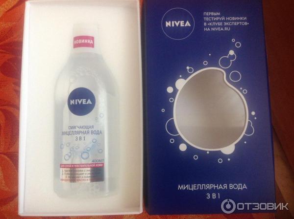 Смягчающая мицеллярная вода Nivea 3 в 1 фото