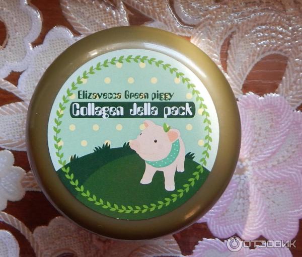 Гелевая коллагеновая маска Elizavecca Green Piggy Collagen Jella Pack фото