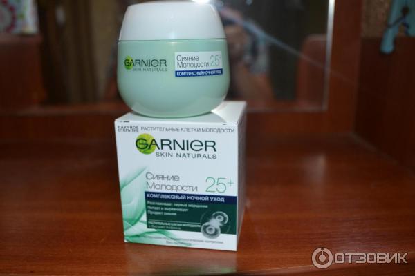 Крем для лица Garnier Сияние молодости 25+ ночной уход фото