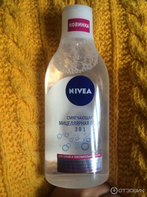 Смягчающая мицеллярная вода Nivea 3 в 1 фото