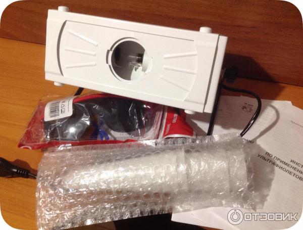 Отзыв о Кварцевая лампа Линия здоровья ОУФК-01 Замена лампы - очень сложный проц