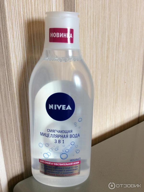 Смягчающая мицеллярная вода Nivea 3 в 1 фото