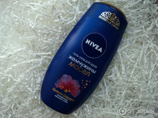 Гель-уход для душа Nivea Жемчужины масел Цветок сакуры фото