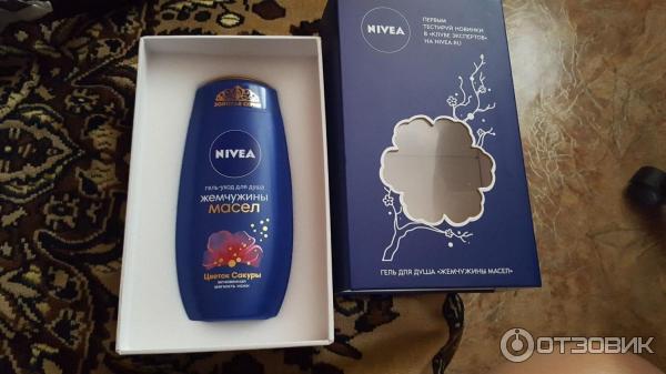 Гель-уход для душа Nivea Жемчужины масел Цветок сакуры фото