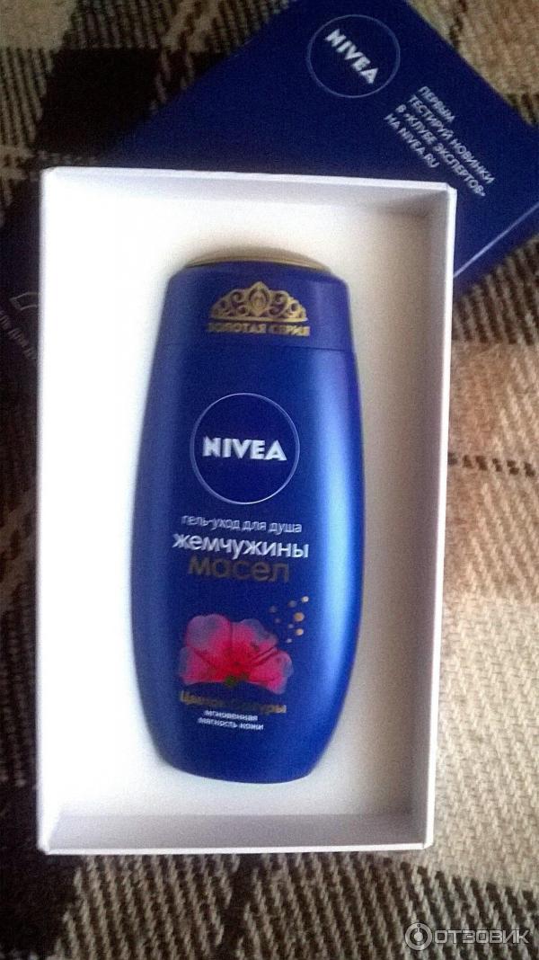 Гель-уход для душа Nivea Жемчужины масел Цветок сакуры фото