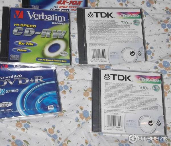 CD диски под брендом TDK