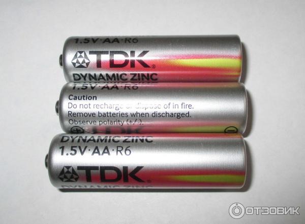 TDK Dynamic Zinc AA R6 1,5V солевые батарейки