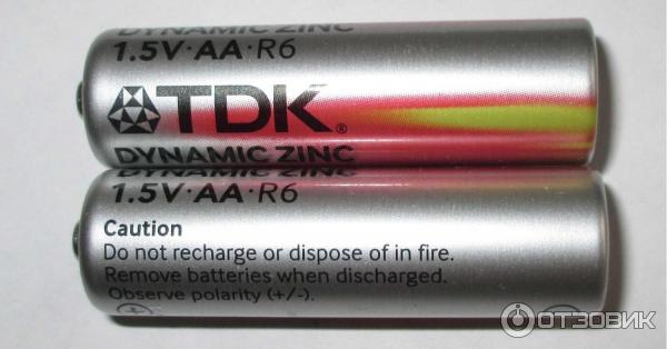 TDK Dynamic Zinc AA R6 1,5V солевые батарейки