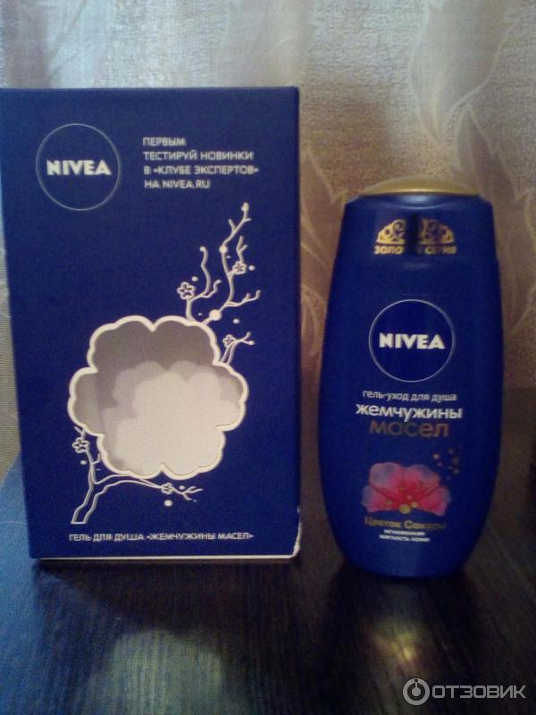 Гель для душа Nivea Жемчужина масел Цветок сакуры фото