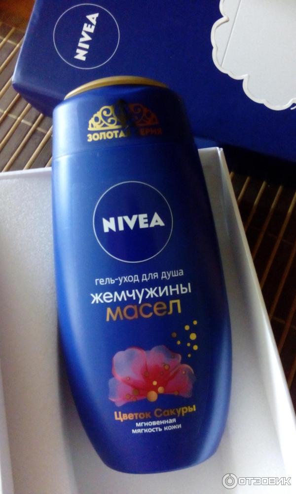 Nivea Гель-уход для душа Жемчужины масел Цветок Сакуры