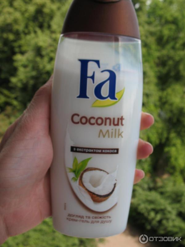 Крем-гель для душа Fa Coconut milk с экстрактом кокоса фото