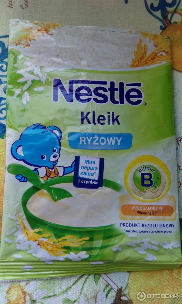 Сухие безмолочные каши Nestle Первая ступень фото