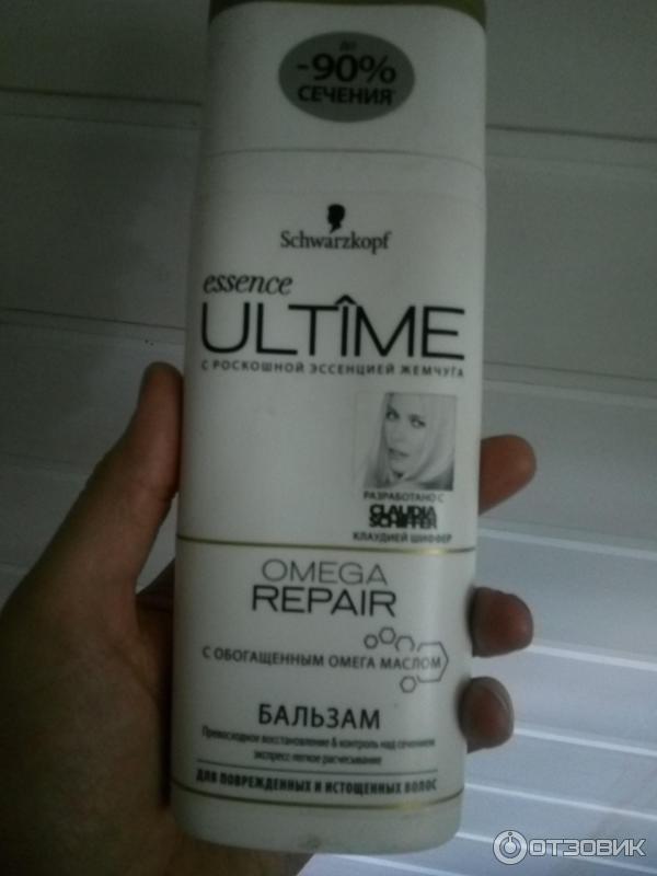 Бальзам для поврежденных и истощенных волос Schwarzkopf Omega Repair Essence Ultime фото