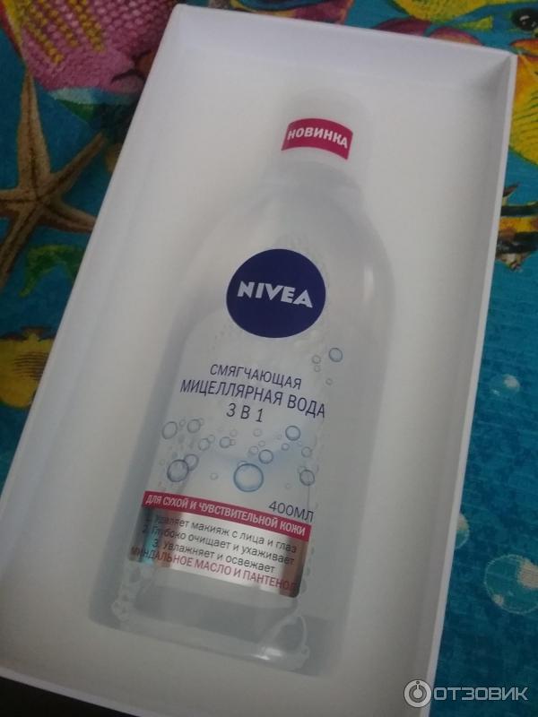 Смягчающая мицеллярная вода Nivea 3 в 1 фото