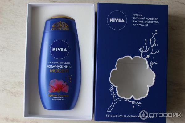 Гель-уход для душа Nivea Жемчужины масел Цветок сакуры фото