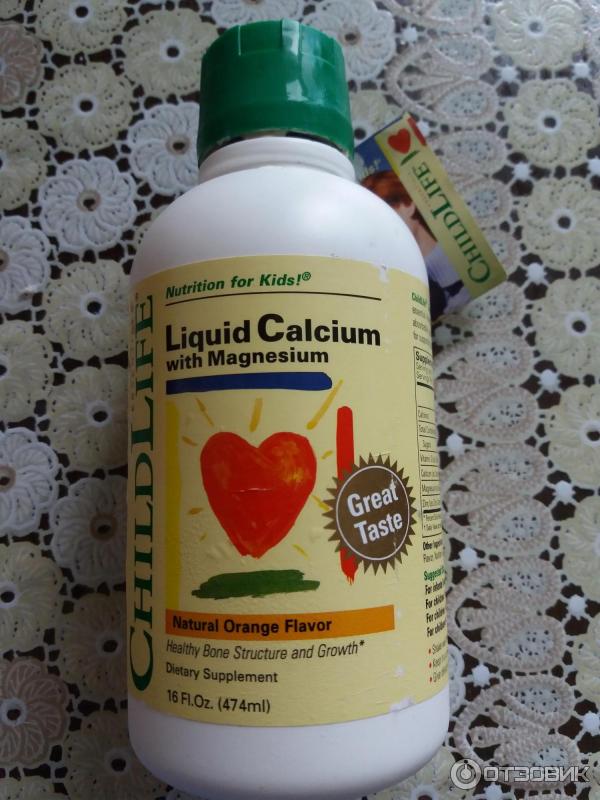 Комплекс с кальцием и магнием Child Life Liquid Calcium with Magnesium фото