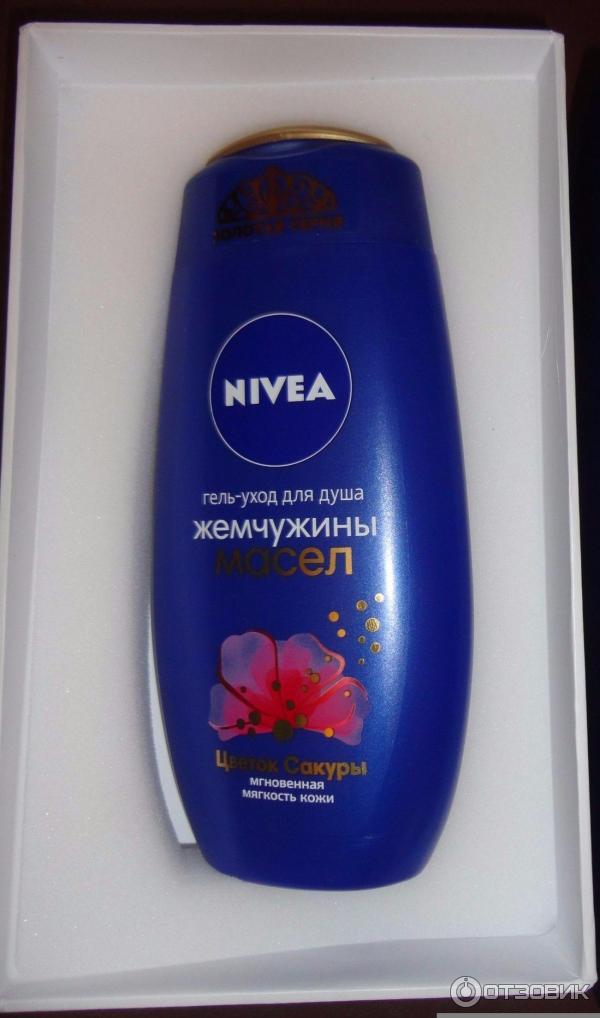 Гель-уход для душа Nivea Жемчужины масел Цветок сакуры фото