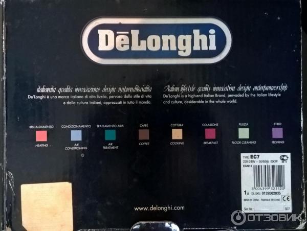 Кофеварка Delonghi EC 7 фото