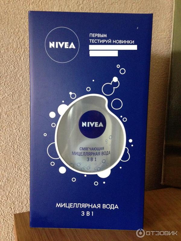 Смягчающая мицеллярная вода Nivea 3 в 1 фото