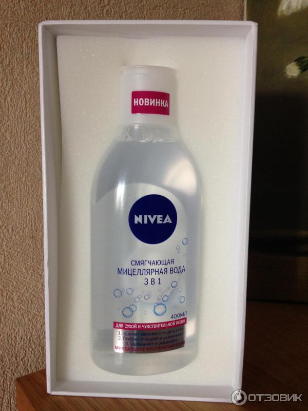 Смягчающая мицеллярная вода Nivea 3 в 1 фото