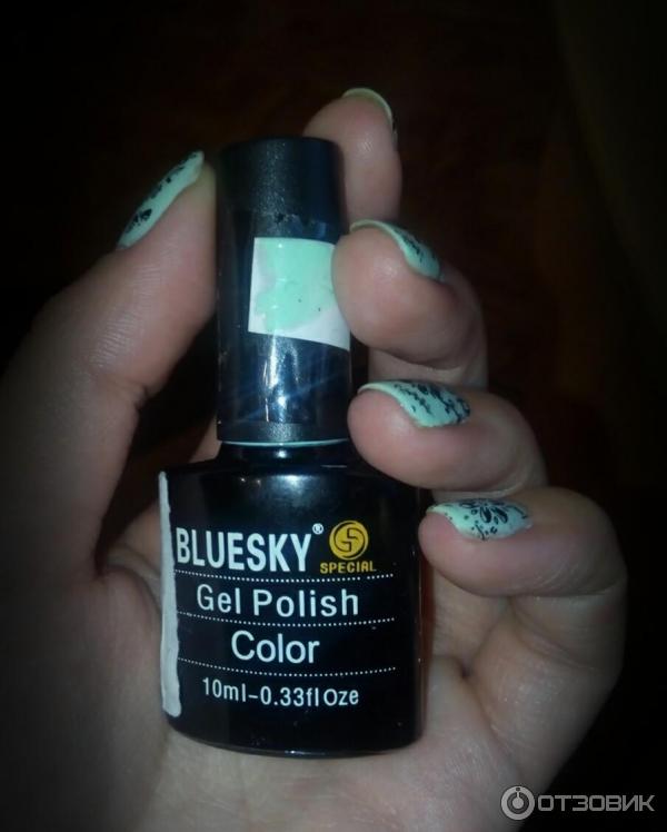 Гель-лак для ногтей Bluesky Gel Polish Color фото