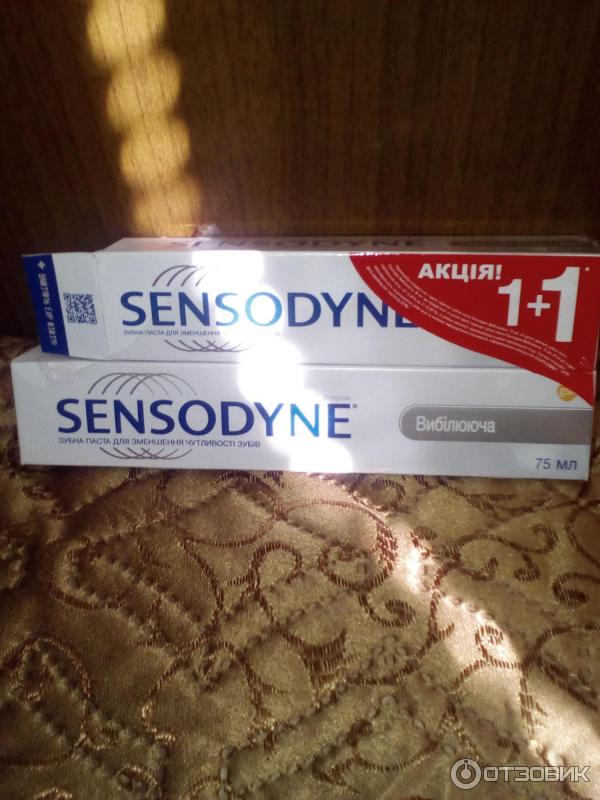 Зубная паста Sensodyne Whitening фото