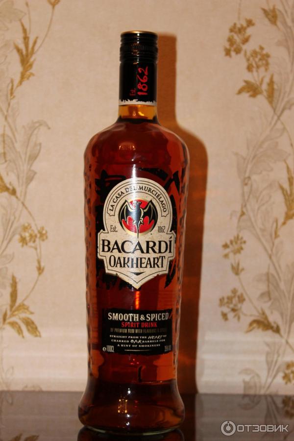 Алкогольный напиток Bacardi OakHeart (на основе рома) фото