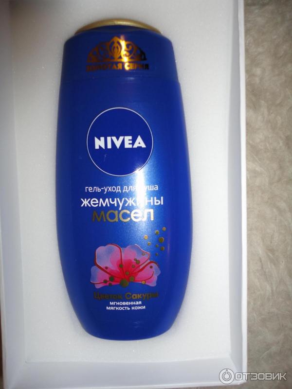 Гель-уход для душа Nivea Жемчужины масел Цветок сакуры фото