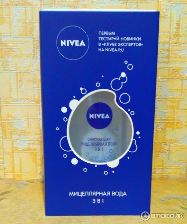 Смягчающая мицеллярная вода Nivea 3 в 1 фото