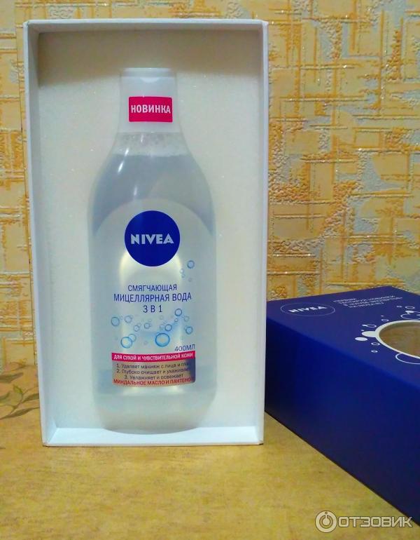 Смягчающая мицеллярная вода Nivea 3 в 1 фото