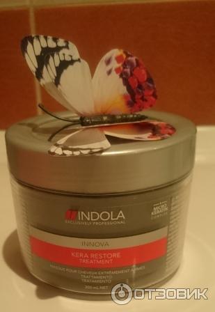 Маска с кератином для волос Indola Kera Restore Treatment фото