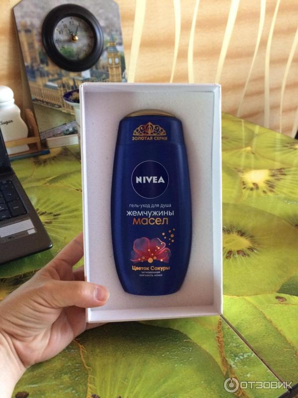 Гель-уход для душа Nivea Жемчужины масел Цветок сакуры фото