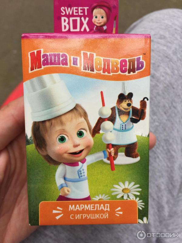 Мармелад с игрушкой Sweet Box Маша и Медведь фото