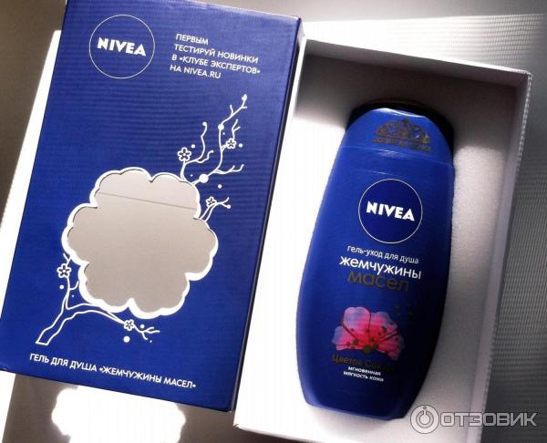 Гель-уход для душа Nivea Жемчужины масел Цветок сакуры фото