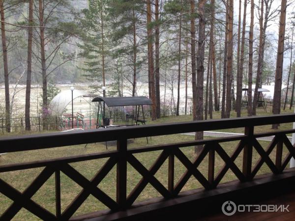 Вид с террасы. Отель Золотые пески.