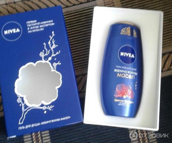 Гель-уход для душа Nivea Жемчужины масел Цветок сакуры фото